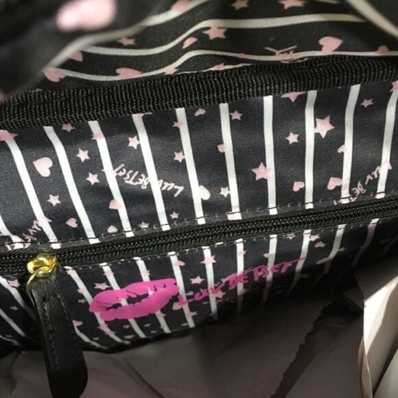 NWT BETSEY JOHNSON QUILTED‎ MULTICOLOR OMBRÉ LARGE WEEKENDER TRAVEL BAG - Picture 8 of 9